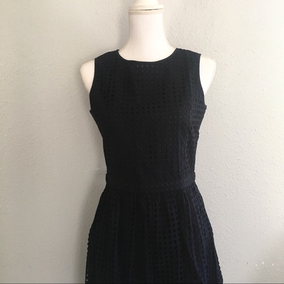 BROOKS BROS. Navy Blue Sleeveless Dress SZ. 4 - Picture 3 of 7